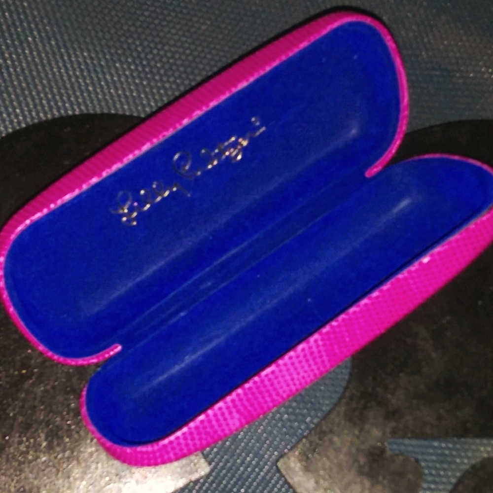 Lilly Pulitzer Pink Eyeglass case
